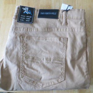 Men's The North Pole Khakis, 40x32 Camel